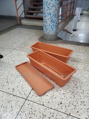 Plant Indoor/Outdoor Rectangular Plastic Flower Pots