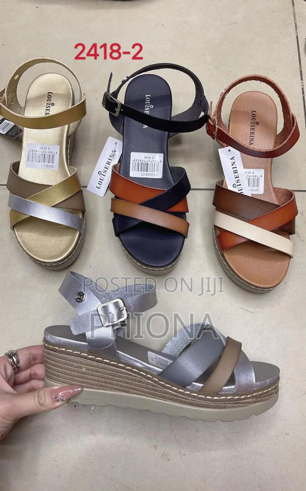 Sisal Wedge Shoe