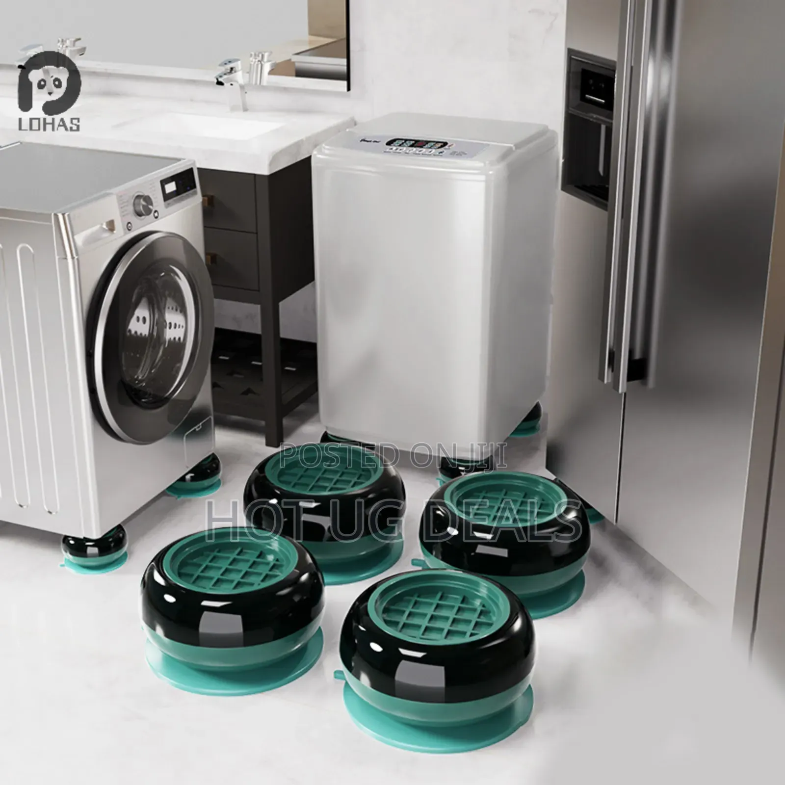4 Pc Refrigerator Washing Machine Pad Anti Vibration Pads