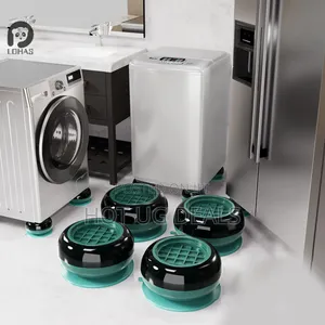 4 Pc Refrigerator Washing Machine Pad Anti Vibration Pads