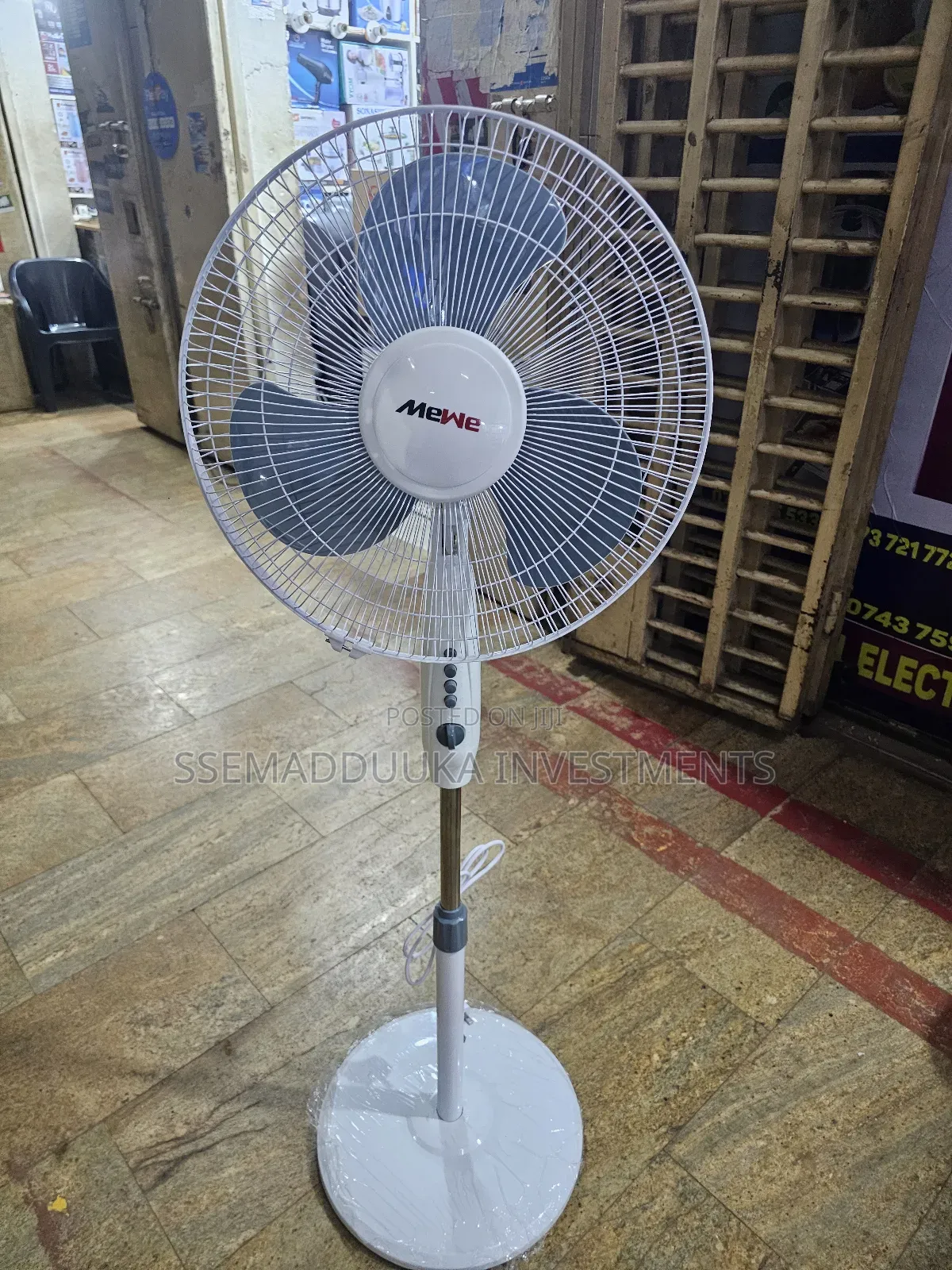 Mewe 16inches Stand Fan With Atimer
