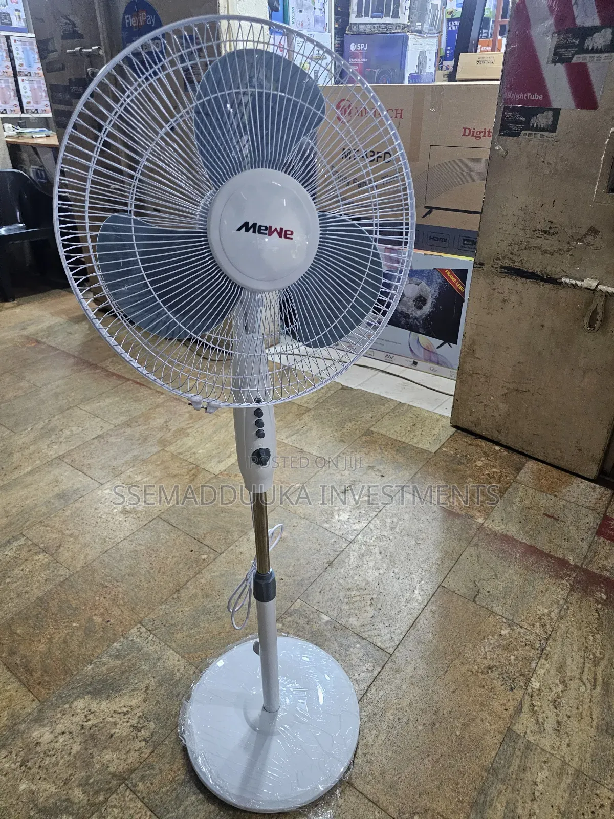 Mewe 16inches Stand Fan With Atimer