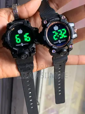 Kids Led Digital Touch Screen Sport Watch (Shows Only Time)