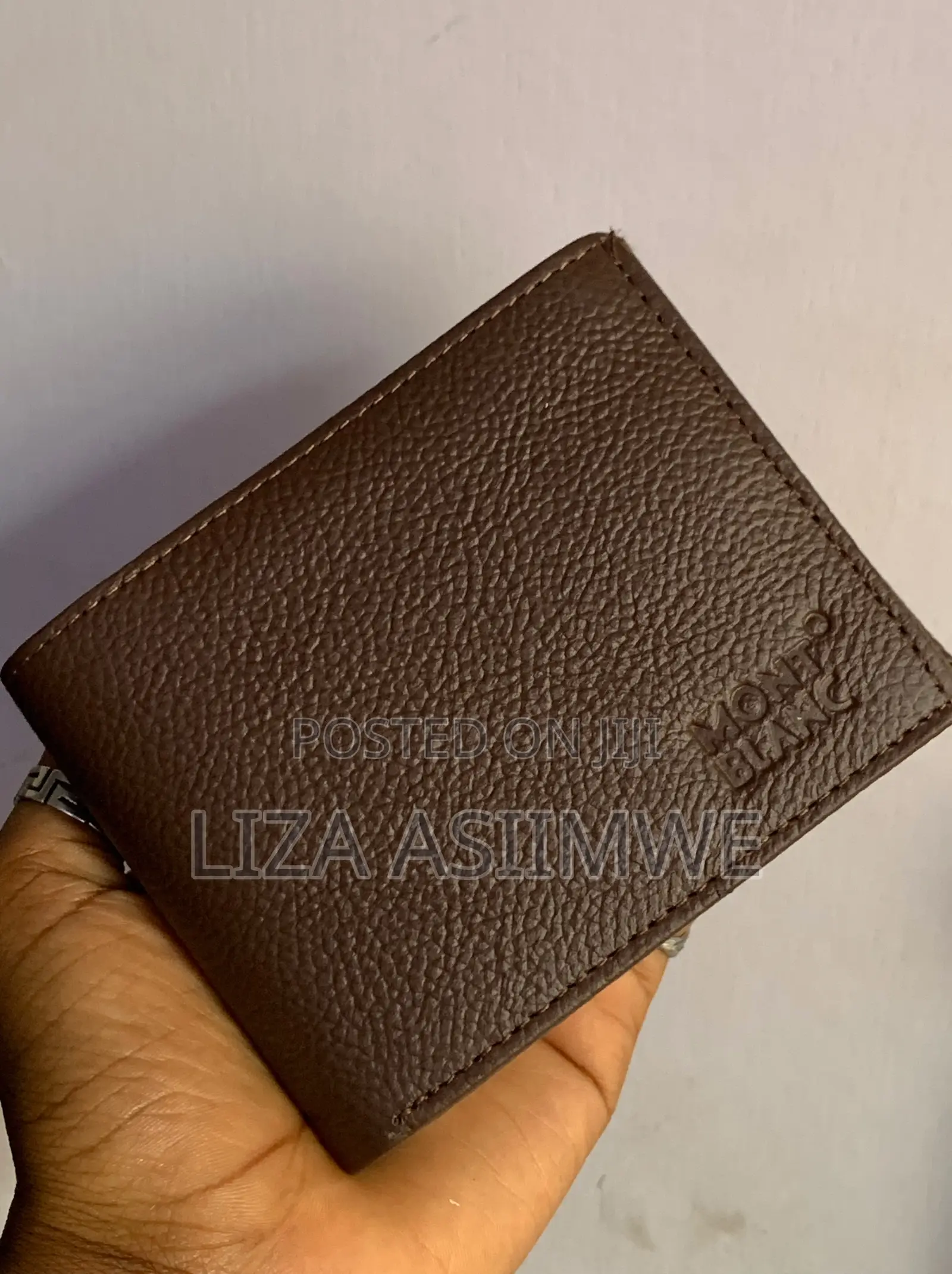 Montblanc Men's Brown Leather Wallet