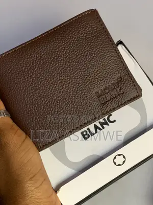 Montblanc Men's Brown Leather Wallet