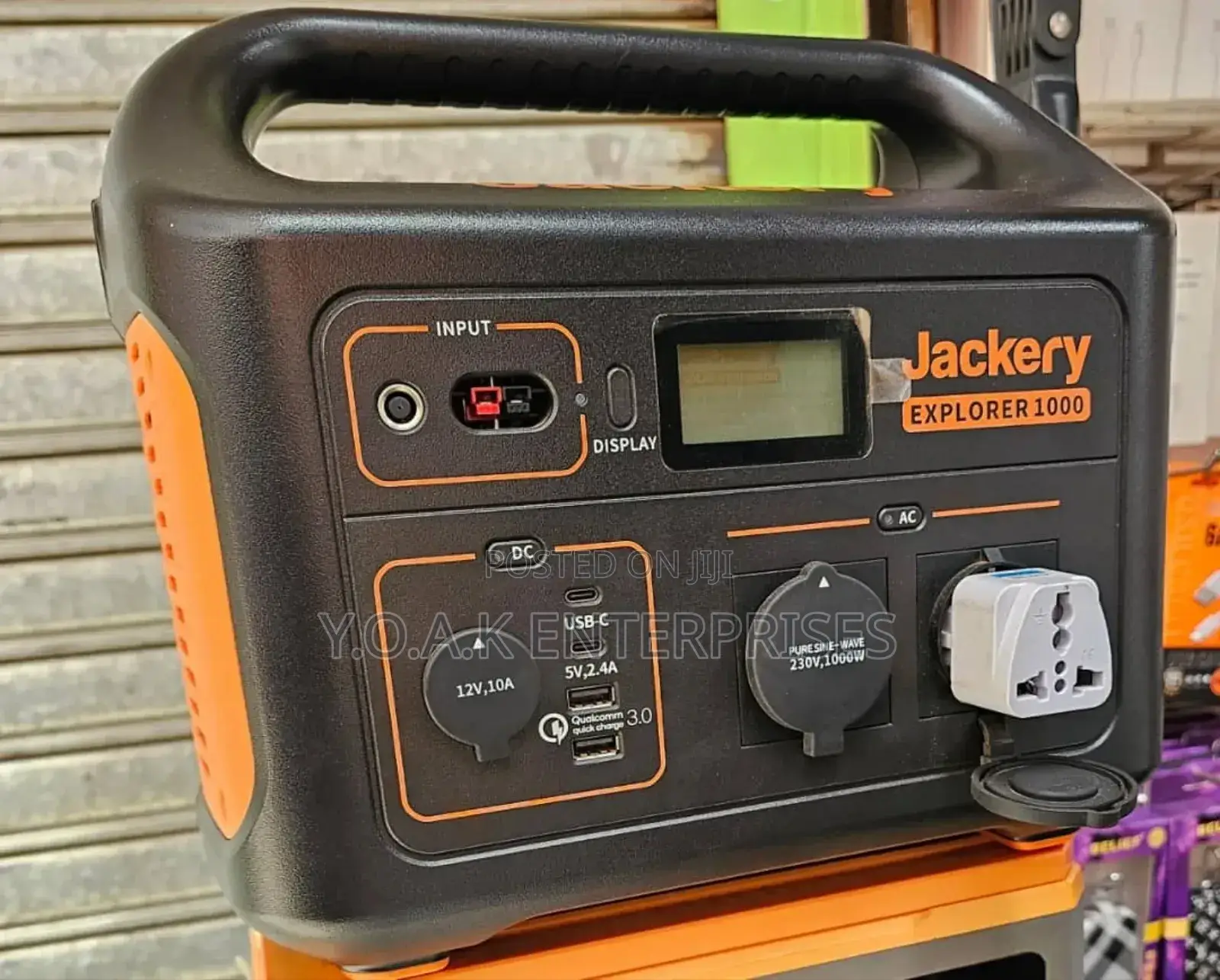 Jackery Explorer 1000 Portable Power Station.