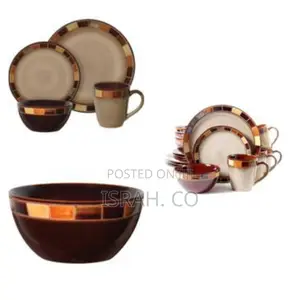 Dinner Set 16pcs of Checkered Dinner Set