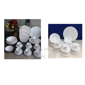 Plain White Dinner Set 26pcs