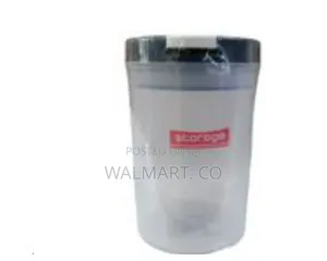 900ml Round Plastic Transparent Storage Box Tin Containers