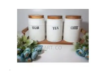 Set of 3 Ceramic Luxurious Container Set