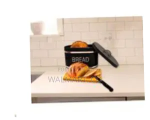 Oval 4 Piece Stainless Steel Bread Bin