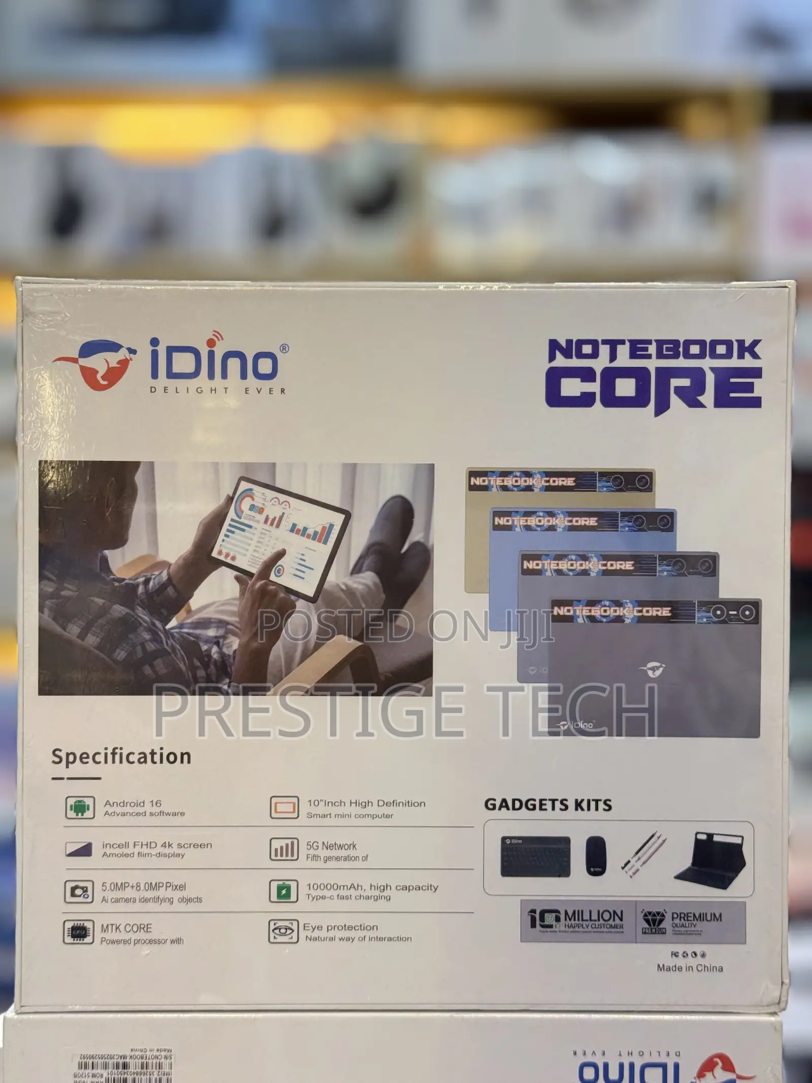 New Idino Notebook Core 512 GB Black