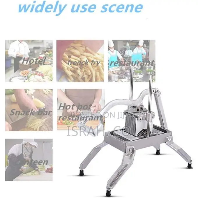 Commercial Wavy Fry Cutter Heavy Duty Stainless Steel