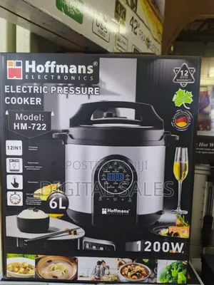 Hoffmans 1200w Electric Pressure Cooker 6l