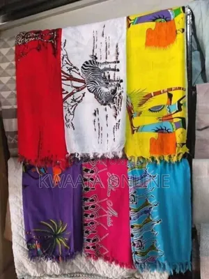 African Lesos, Sarong, Cover-up, Kikoi Neck Scarf Wrap And Shawl