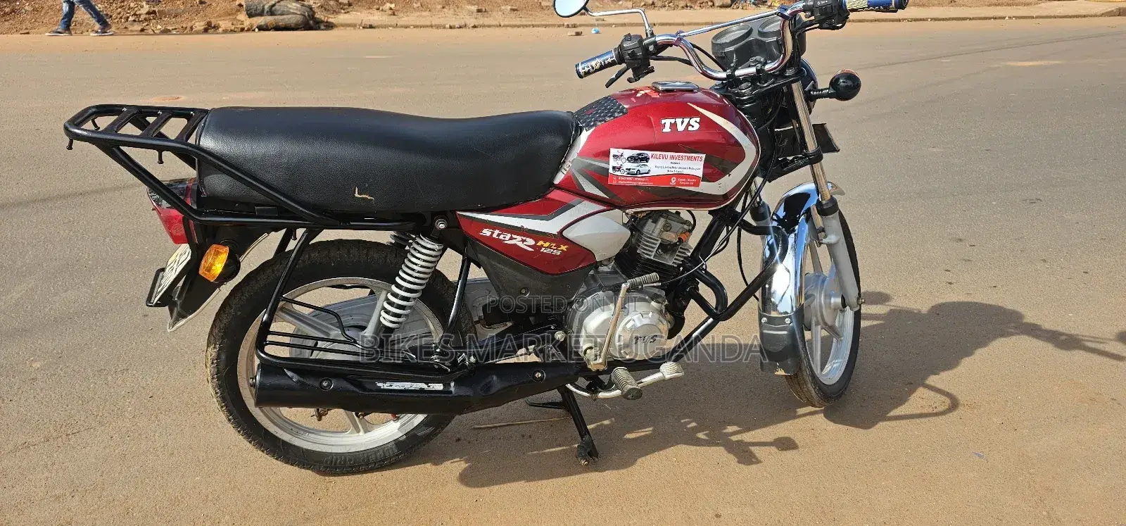TVS HLX 125 2019 Red