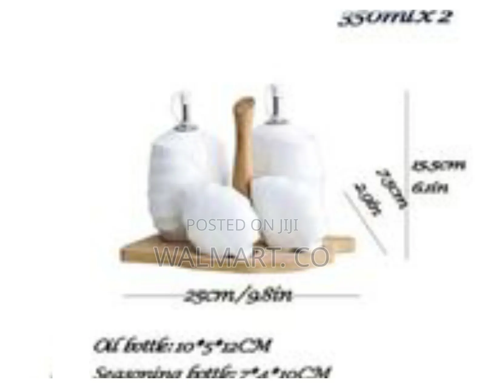 Ceramic Oil and Vinegar Bottle Pot Dispenser