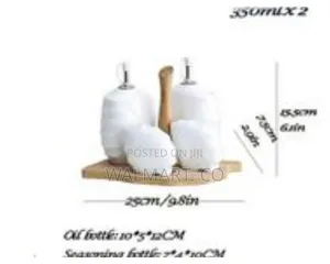 Ceramic Oil and Vinegar Bottle Pot Dispenser