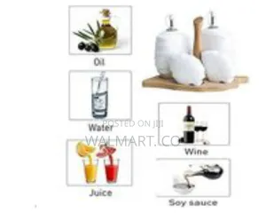Ceramic Oil and Vinegar Bottle Pot Dispenser