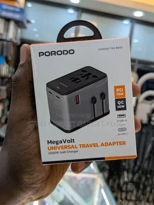 Porodo Mega Volt Universal Travel Adapter