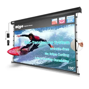 Electric Projector Screens in 180cm X 180cm, 200cm X 200cm and X240cm