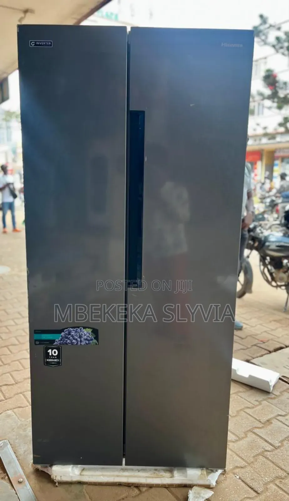 Hisense Side by Side Refrigerator With 3year Warranty Card
