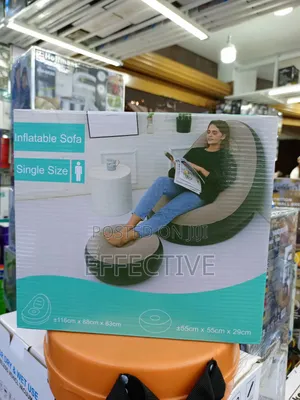 Single-size Inflatable Sofa With A Footrest