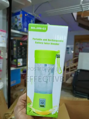 Portable and Rechargeable Battery Juice Blende