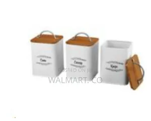 Square Tea Sugar Coffee Ceramic Set