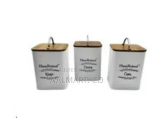 Square Tea Sugar Coffee Ceramic Set