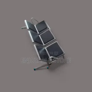 3_seater Waiting Chair With Caution for Airport/Office/Hotels/Hospital