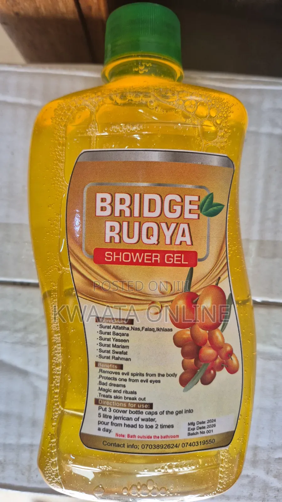 "Bridge Ruqya Shower Gel For All Human Kind