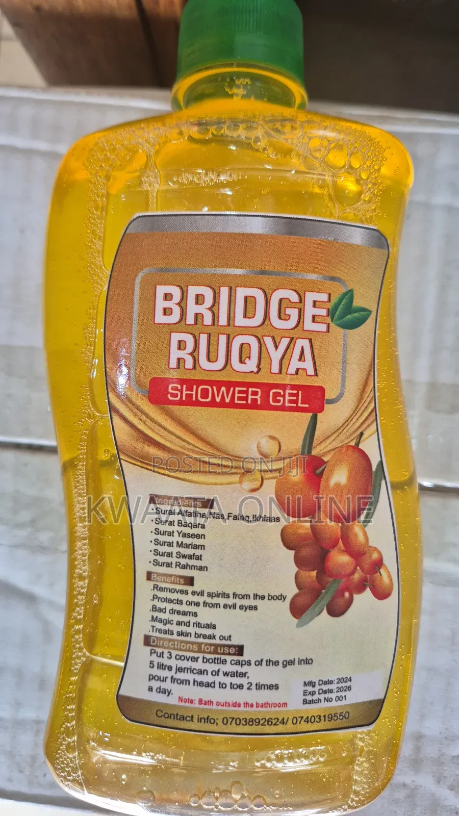 "Bridge Ruqya Shower Gel For All Human Kind