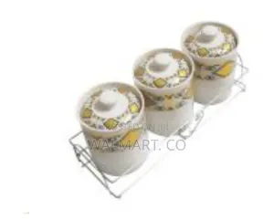 Ceramic Jars for Kitchen Storage With Ceramic Air Tight Lids