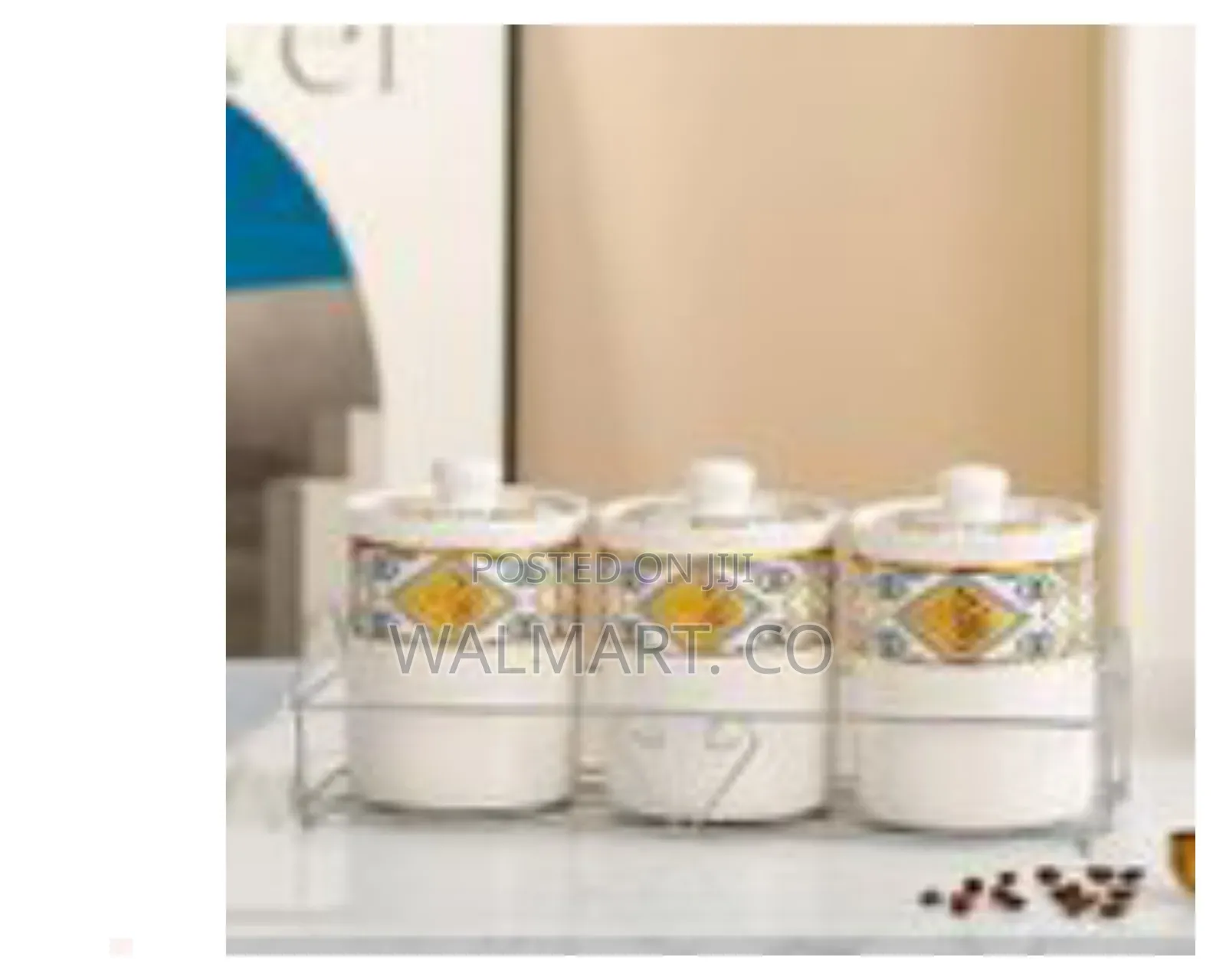 Ceramic Jars for Kitchen Storage With Ceramic Air Tight Lids