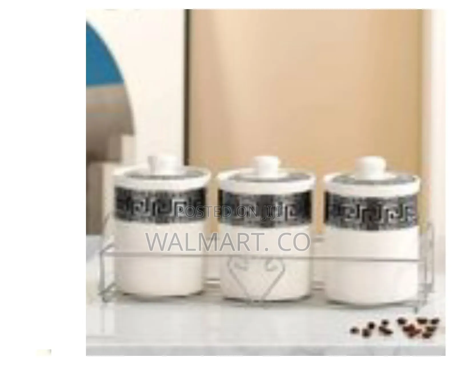 Ceramic Jars for Kitchen Storage With Ceramic Air Tight Lids