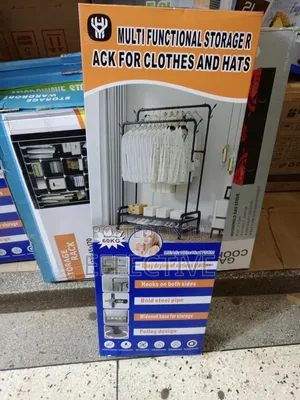 Multi Functional Storage Rack For Clothes And Hats.