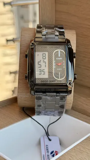 Kamri Men's Authentic Digital Wrist Time Piece With Water Resistant