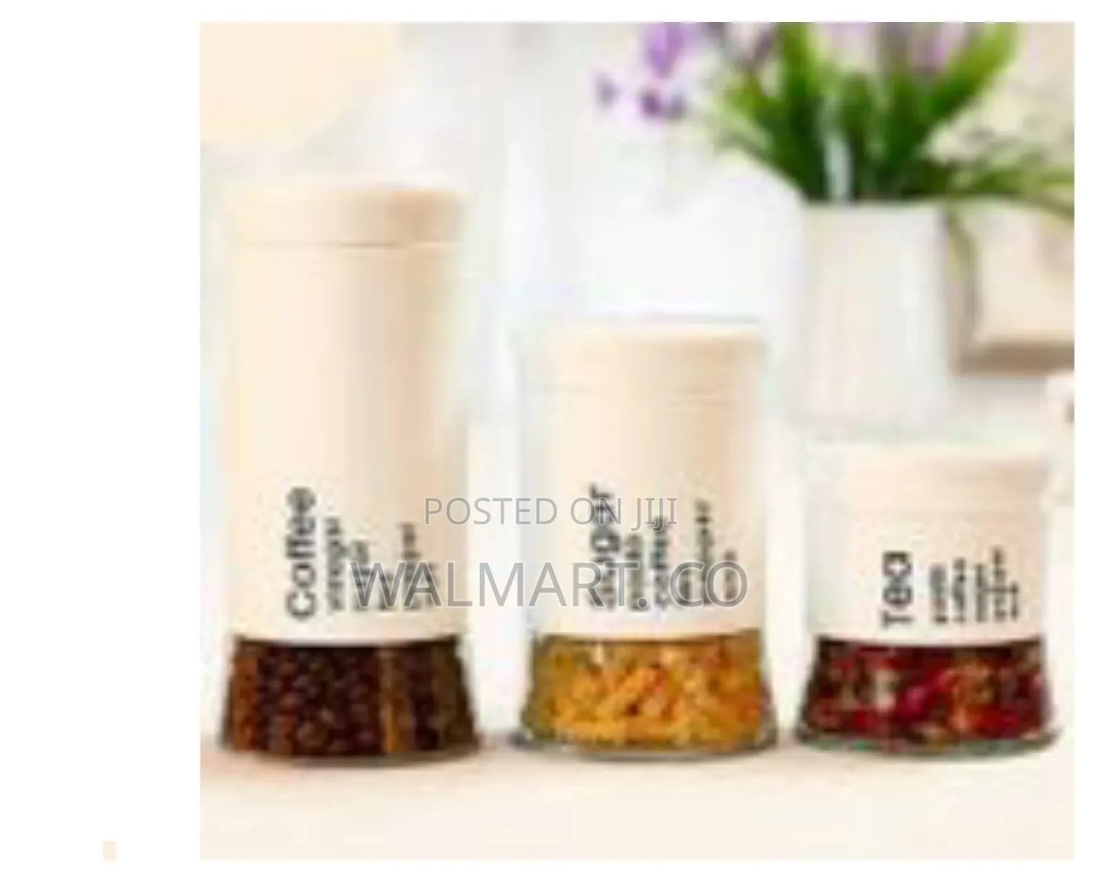 3 Jars Organizer Cereal Dispenser