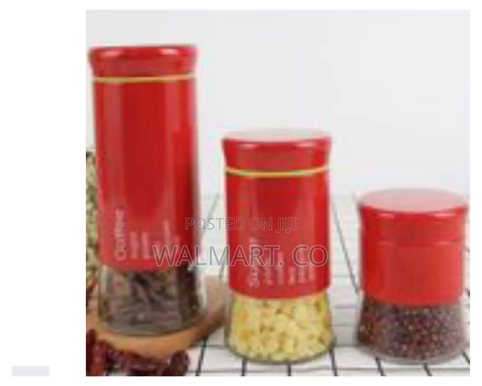 3 Jars Organizer Cereal Dispenser