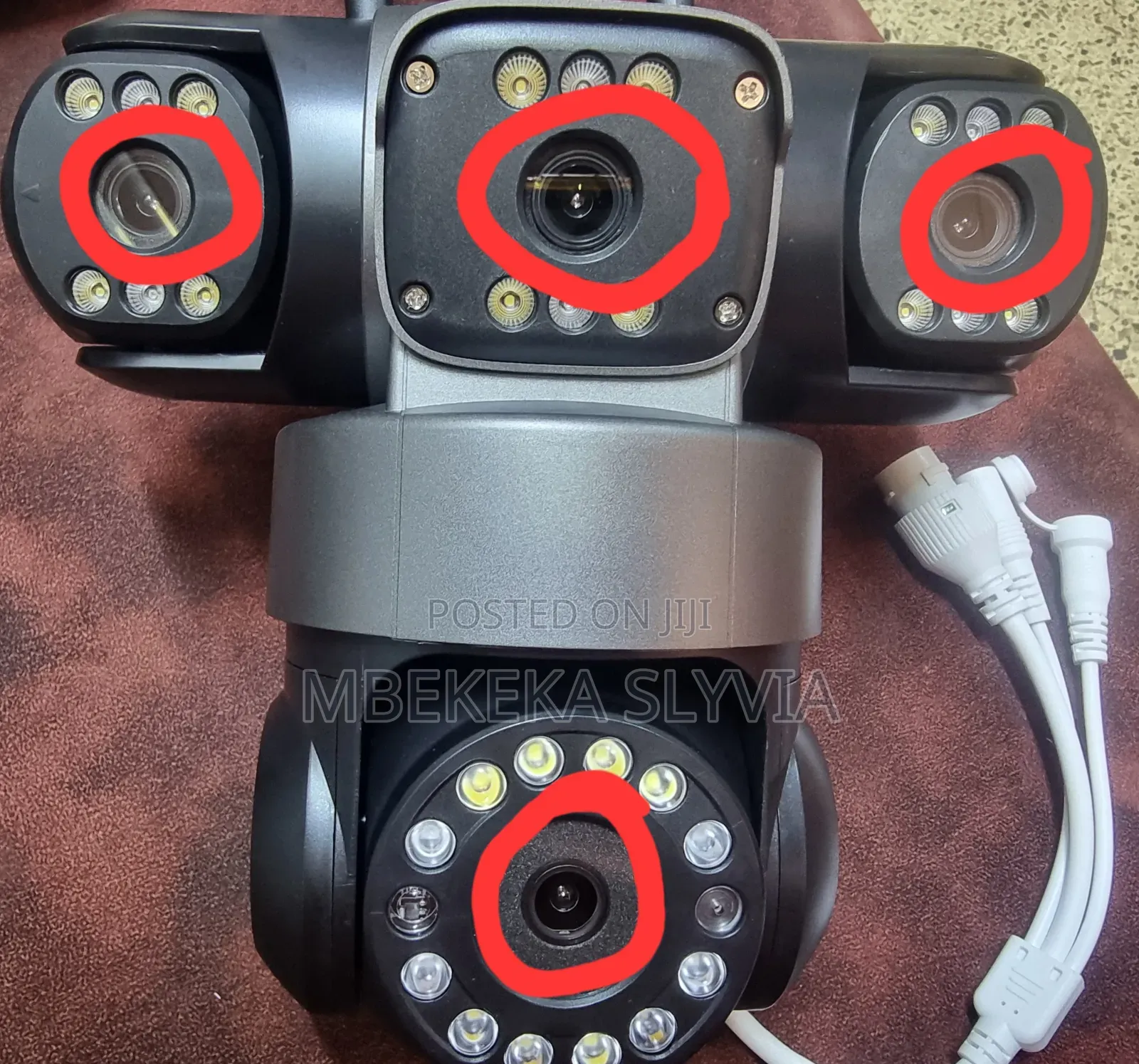 V380 Wifi Camera 4lens Electric