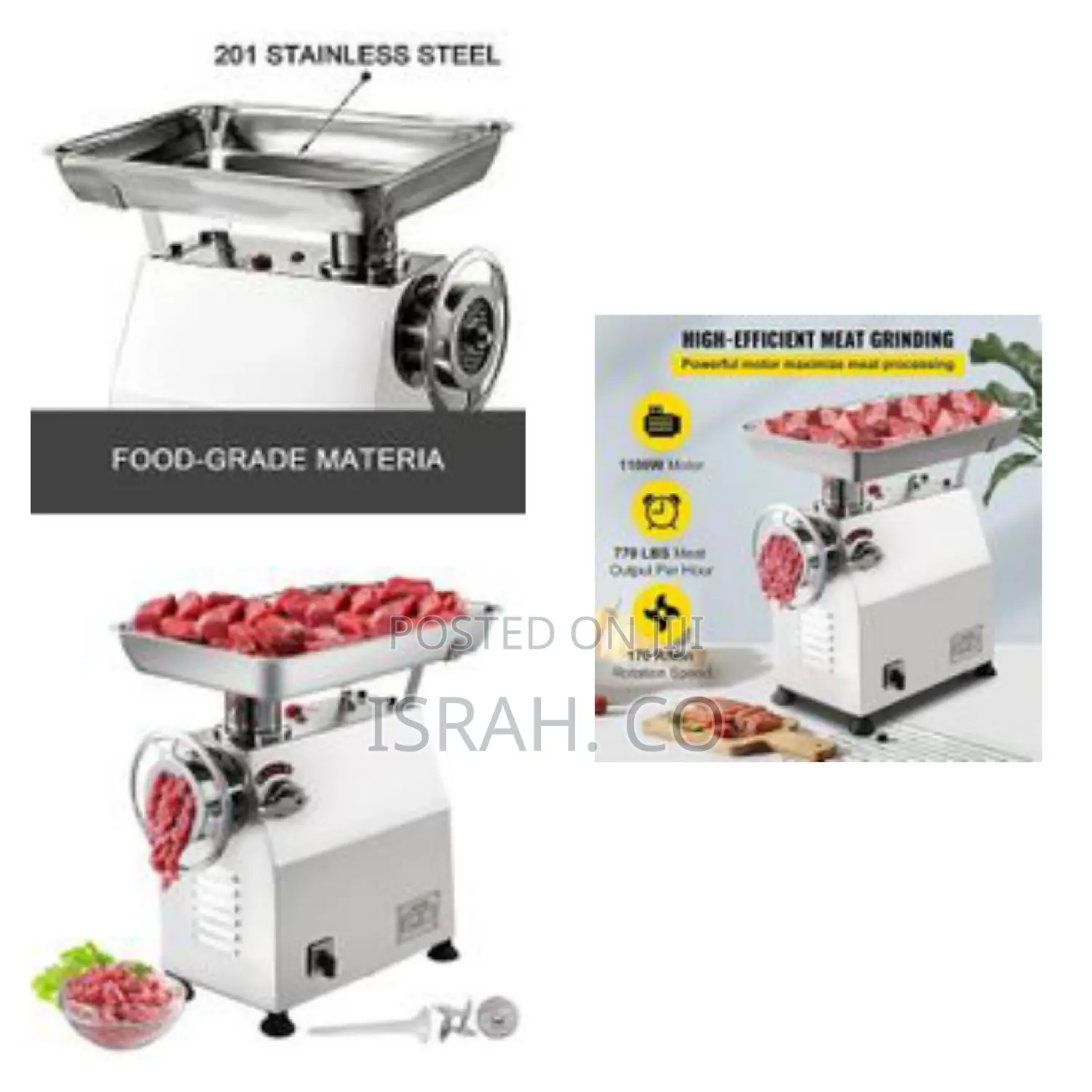 Electro Master Industrial Commercial Meat Grinder