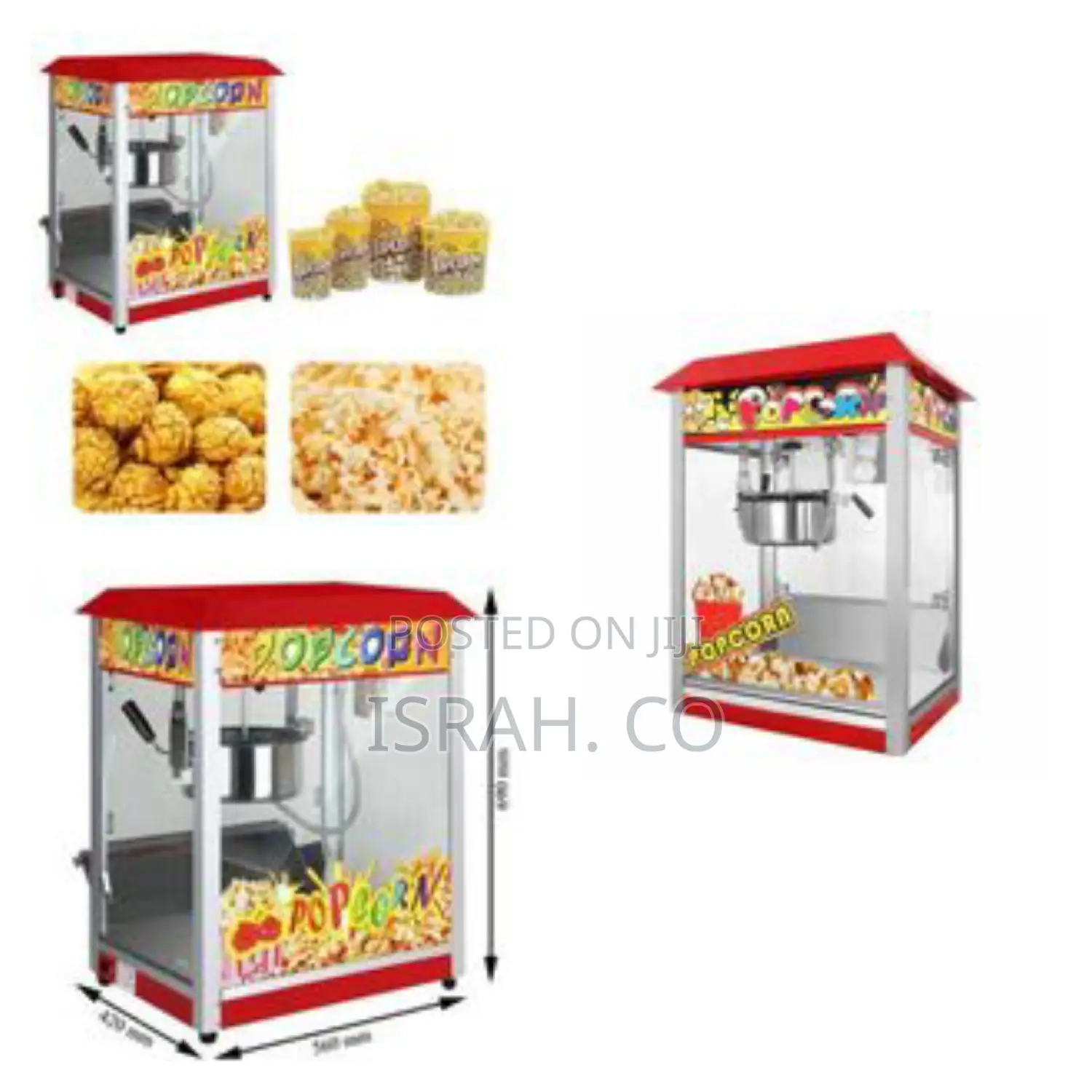 Commercial Electric Popcorn Maker Machine Movie Popcorn1300w
