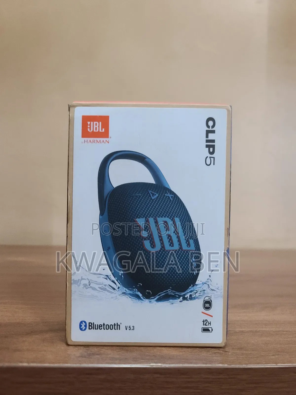 JBL Clip 5 Portable Bluetooth Speaker Blue