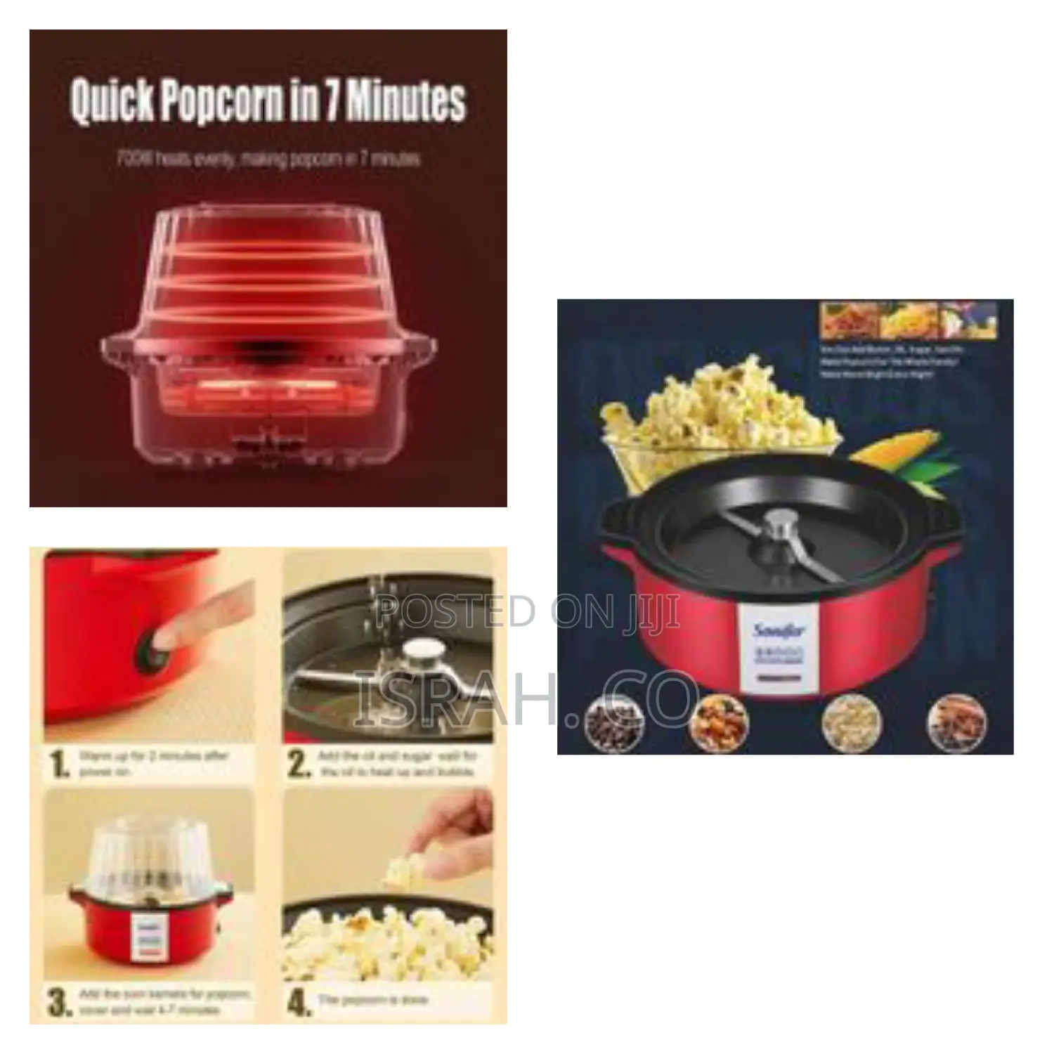 Multifunctional Electric Mini Popcorn Maker Machine