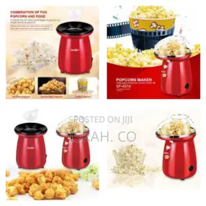 Sonifer Electric Popcorn Maker Popper Machine - Red