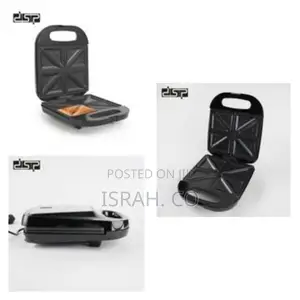 DSP 2 Slice Sandwich Maker Toaster Grill- Black