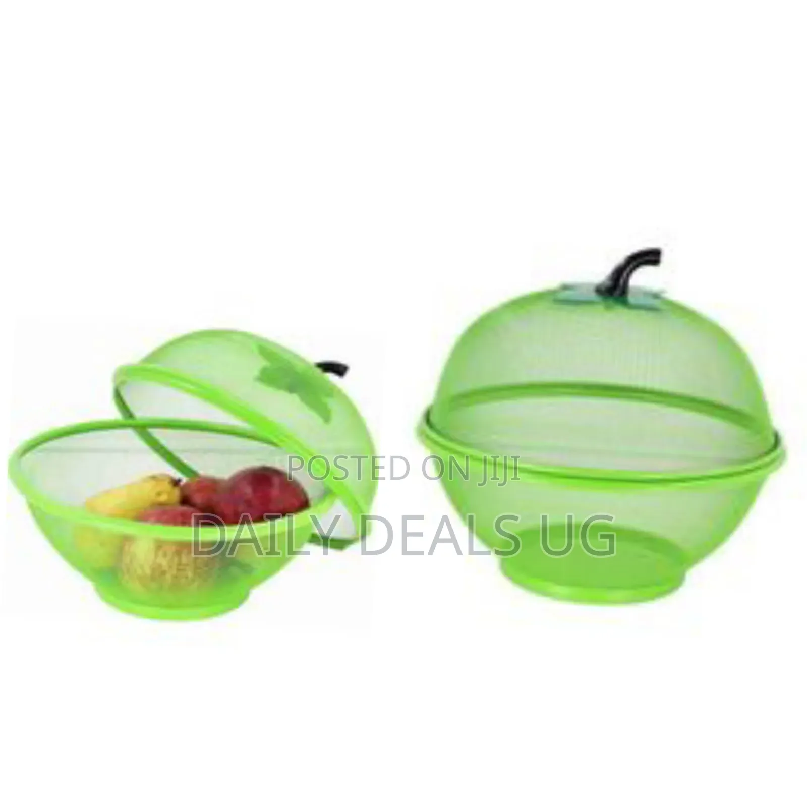 Fruit Vegetable Fruit Basket Storage Drainer Bowl Container, Green