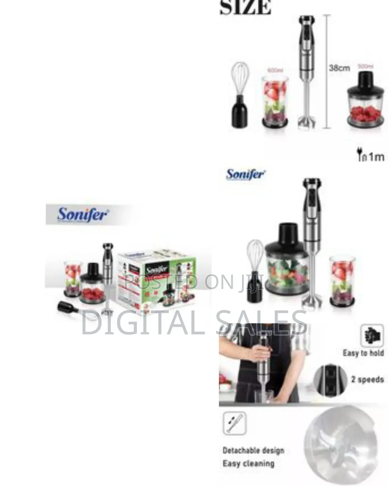 Sonifer Sf-8081 Professional Home Stainless Steel Fast