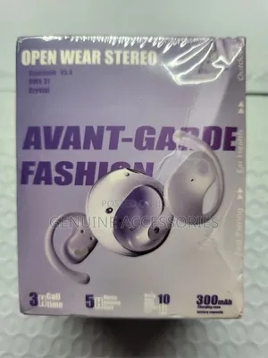 Open Wear Stereo Earbuds Black